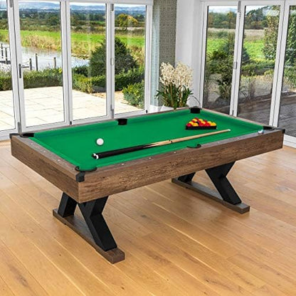 PINPOINT Full-Size Billiards Table Complete with Accessories