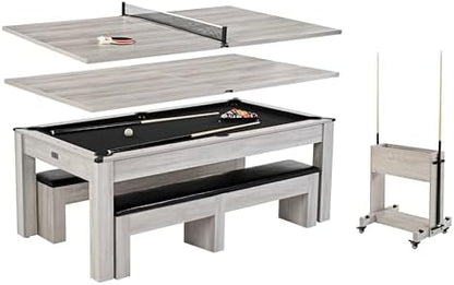 Barrington 3-in-1 Drop Pocket Table with Tennis Conversion