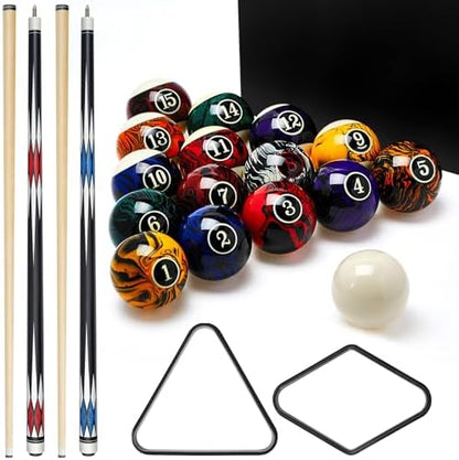 Liliful 20-Piece Holiday Billiards Gift Set