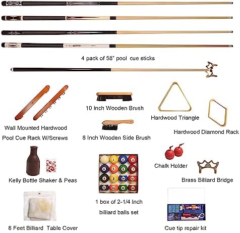 Professional-Grade Billiards Accessory Package with Bridges