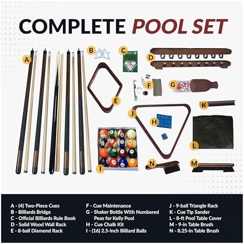 Hathaway Comprehensive Billiards Starter Kit