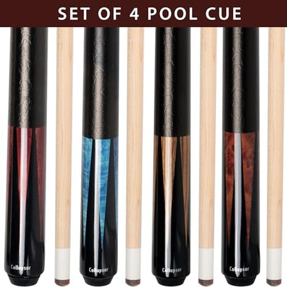 Deluxe Collapsar Billiards Accessory Bundle with Cues and Extras