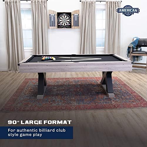 American Legend Rustic-Finish Professional Billiards Table