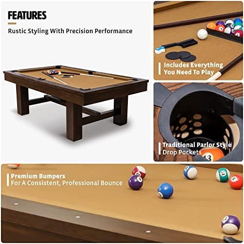 EastPoint Sports Dayton 96-Inch Premium Beige Pool Table